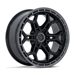 Fuel Offroad FC896 HEATHEN Gloss Black Gloss Gunmetal Lip 20x9 +1 6x135mm 87.1mm