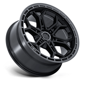 Fuel Offroad FC896 HEATHEN Gloss Black Gloss Gunmetal Lip 20x9 +20 6x139.7mm 106.1mm