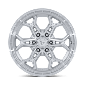 Fuel Offroad FC896 HEATHEN Gloss Silver W/ Machined Face 20x9 +1 6x135mm 87.1mm - Wheelwiz