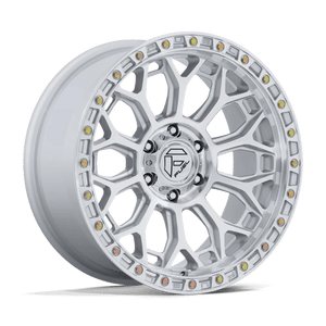 Fuel Offroad FC901 TALON Gloss Silver W/ Machined Face 17x8.5 +25 6x139.7mm 106.1mm