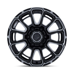 Fuel Offroad FC910 FOXHOUND Gloss Black Dark Tinted Clear 17x9 +1 6x114.3mm 66.1mm - Wheelwiz