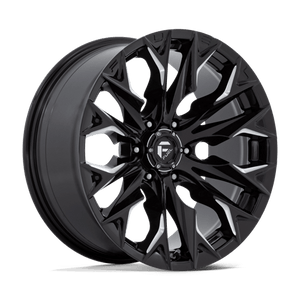 Fuel Offroad D803 FLAME Gloss Black Milled 20x9 +1 6x139.7mm 106.1mm - Wheelwiz