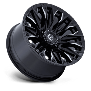Fuel Offroad D803 FLAME Gloss Black Milled 20x9 +20 8x180mm 124.2mm - Wheelwiz
