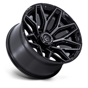 Fuel Offroad FLUX Gloss Black Brush Fc Gray Dddt 20x10 -18 8x180mm 124.2mm - Wheelwiz
