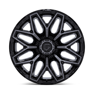 Fuel Offroad FLUX Gloss Black Brush Fc Gray Dddt 20x9 +1 8x170mm 125.1mm - Wheelwiz