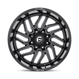 Fuel Offroad D807 HURRICANE Gloss Black Milled 20x9 +20 8x170mm 125.1mm - Wheelwiz