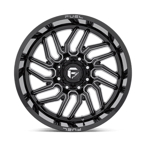 Fuel Offroad D807 HURRICANE Gloss Black Milled 20x10 -18 8x170mm 125.1mm - Wheelwiz
