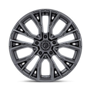 Fuel Offroad D848 REBAR Matte Gunmetal 20x10 -18 5x139.7mm 78.1mm - Wheelwiz