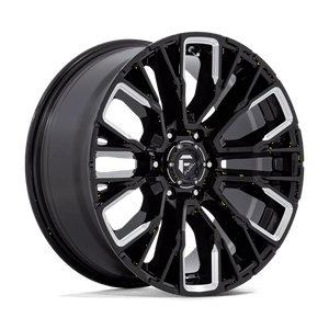 Fuel Offroad D849 REBAR Gloss Black Milled 20x9 +20 6x135mm 87.1mm - Wheelwiz
