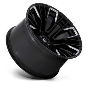 Fuel Offroad D849 REBAR Gloss Black Milled 22x12 -44 6x139.7mm 106.1mm - Wheelwiz