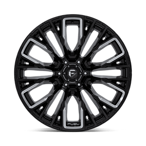 Fuel Offroad D849 REBAR Gloss Black Milled 22x12 -44 6x135mm 87.1mm - Wheelwiz