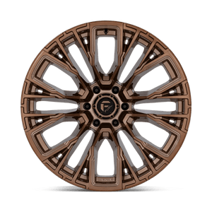Fuel Offroad D850 REBAR Platinum Bronze Milled 22x12 -44 6x139.7mm 106.1mm - Wheelwiz