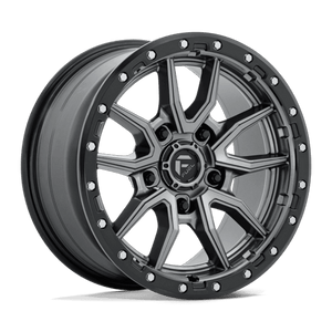Fuel Offroad D680 REBEL Matte Gunmetal Black Bead Ring 18x9 +1 5x150mm 110.1mm