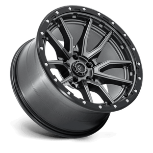 Fuel Offroad D680 REBEL Matte Gunmetal Black Bead Ring 20x10 -18 5x139.7mm 78.1mm - Wheelwiz