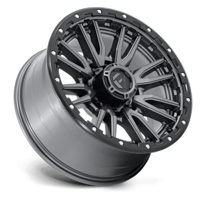 Fuel Offroad D680 REBEL Matte Gunmetal Black Bead Ring 20x9 +1 8x165.1mm 125.1mm - Wheelwiz