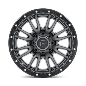 Fuel Offroad D680 REBEL Matte Gunmetal Black Bead Ring 20x9 +1 8x165.1mm 125.1mm - Wheelwiz