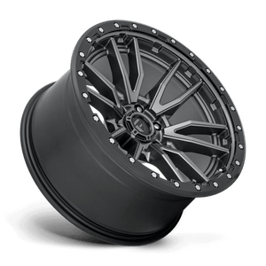 Fuel Offroad D680 REBEL Matte Gunmetal Black Bead Ring 20x10 -18 6x135mm 87.1mm
