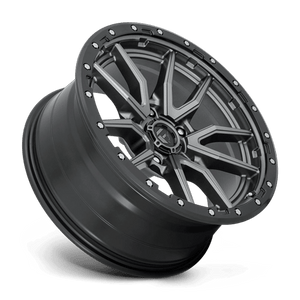 Fuel Offroad D680 REBEL Matte Gunmetal Black Bead Ring 20x9 +1 5x139.7mm 78.1mm