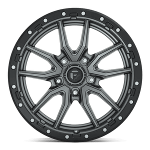 Fuel Offroad D680 REBEL Matte Gunmetal Black Bead Ring 20x9 +1 5x139.7mm 78.1mm