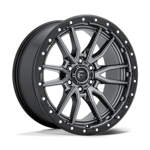Fuel Offroad D680 REBEL Matte Gunmetal Black Bead Ring 20x9 +20 6x135mm 87.1mm