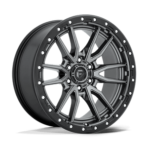 Fuel Offroad D680 REBEL Matte Gunmetal Black Bead Ring 20x9 +20 6x135mm 87.1mm - Wheelwiz