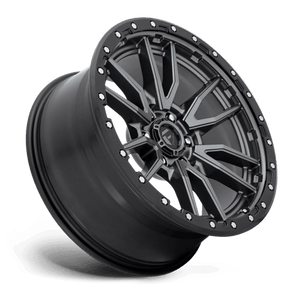Fuel Offroad D680 REBEL Matte Gunmetal Black Bead Ring 20x9 +20 6x135mm 87.1mm - Wheelwiz
