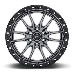 Fuel Offroad D680 REBEL Matte Gunmetal Black Bead Ring 20x9 +20 6x135mm 87.1mm - Wheelwiz