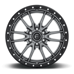 Fuel Offroad D680 REBEL Matte Gunmetal Black Bead Ring 20x9 +20 6x135mm 87.1mm