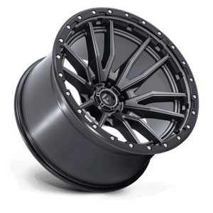 Fuel Offroad D680 REBEL Matte Gunmetal Black Bead Ring 22x12 -44 6x135mm 87.1mm - Wheelwiz