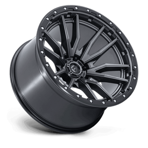 Fuel Offroad D680 REBEL Matte Gunmetal Black Bead Ring 22x12 -44 6x135mm 87.1mm