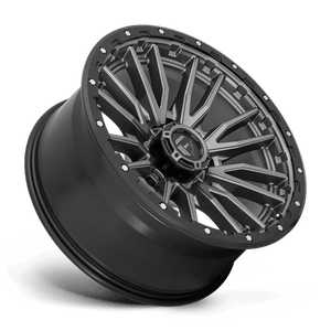 Fuel Offroad D680 REBEL Matte Gunmetal Black Bead Ring 22x10 -18 8x165.1mm 125.1mm