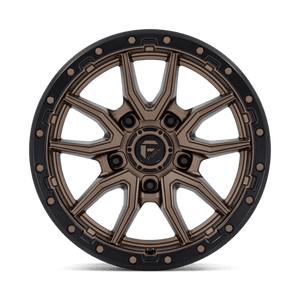 Fuel Offroad D681 REBEL Matte Bronze Black Bead Ring 17x9 +1 5x150mm 110.1mm - Wheelwiz