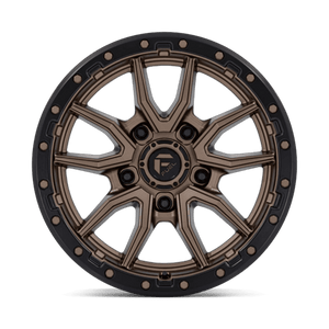 Fuel Offroad D681 REBEL Matte Bronze Black Bead Ring 17x9 +1 5x127mm 71.5mm