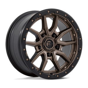 Fuel Offroad D681 REBEL Matte Bronze Black Bead Ring 18x9 +20 5x150mm 110.1mm