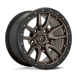 Fuel Offroad D681 REBEL Matte Bronze Black Bead Ring 18x9 -12 5x127mm 71.5mm