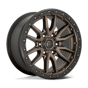 Fuel Offroad D681 REBEL Matte Bronze Black Bead Ring 18x9 +1 6x135mm 87.1mm