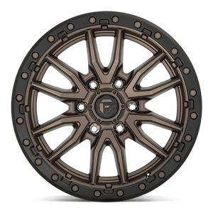 Fuel Offroad D681 REBEL Matte Bronze Black Bead Ring 18x9 +20 6x135mm 87.1mm