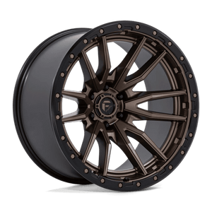 Fuel Offroad D681 REBEL Matte Bronze Black Bead Ring 22x12 -44 6x139.7mm 106.1mm