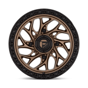 Fuel Offroad D777 RUNNER UTV Bronze W/ Black Ring 15x7 +10 4x137mm 110.1mm - Wheelwiz
