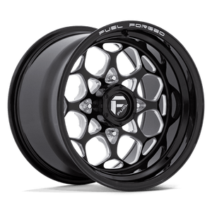 Fuel Offroad FV400 SCEPTER UTV Gloss Black Milled 15x10 0 4x156mm 115.1mm - Wheelwiz