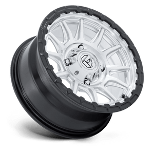 Fuel Offroad FV866 PISTON UTV Hyper Silver Mach-fc M-blk Lip 15x7 +38 6x139.7mm 100.3mm - Wheelwiz