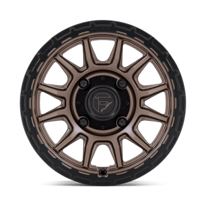 Fuel Offroad FV866 PISTON UTV Matte Bronze W Matte Black Lip 15x7 +10 4x110mm 79.4mm