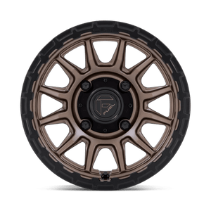 Fuel Offroad FV866 PISTON UTV Matte Bronze W Matte Black Lip 15x7 +38 5x114.3mm 72.6mm - Wheelwiz
