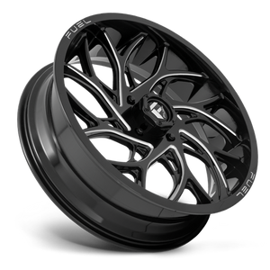 Fuel Off-road D741 GLOSS BLACK MILLED 24x7 +13 4x156mm 132mm