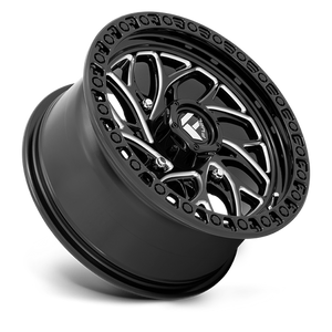 Fuel Offroad D741 RUNNER UTV Gloss Black Milled 15x7 +10 4x156mm 132mm - Wheelwiz