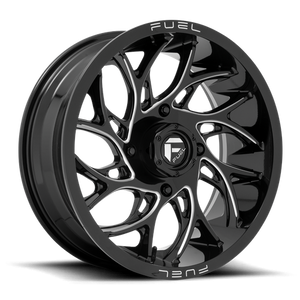Fuel Off-road D741 GLOSS BLACK MILLED 18x7 +13 4x156mm 132mm - Wheelwiz