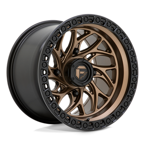 Fuel Offroad D777 RUNNER UTV Bronze W/ Black Ring 15x10 0 4x137mm 110.1mm - Wheelwiz