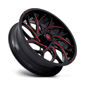 Fuel Offroad D779 RUNNER UTV Gloss Black Milled Candy Red 24x7 +13 4x156mm 132mm