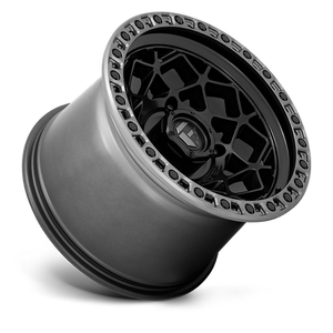 Fuel Offroad D783 UNIT UTV Matte Black W/ Gunmetal Ring 15x7 +10 4x137mm 110.1mm - Wheelwiz