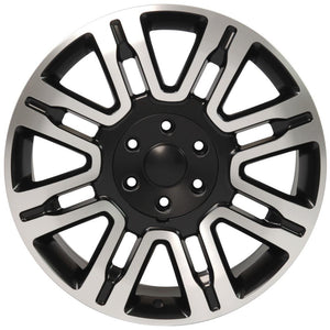 OE Wheels Replica FR98 Satin Black Machined 20x8.5 +44 6x135mm 87.0mm
